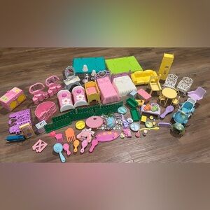 Vintage My Little Pony Furniture Lot with Accessories